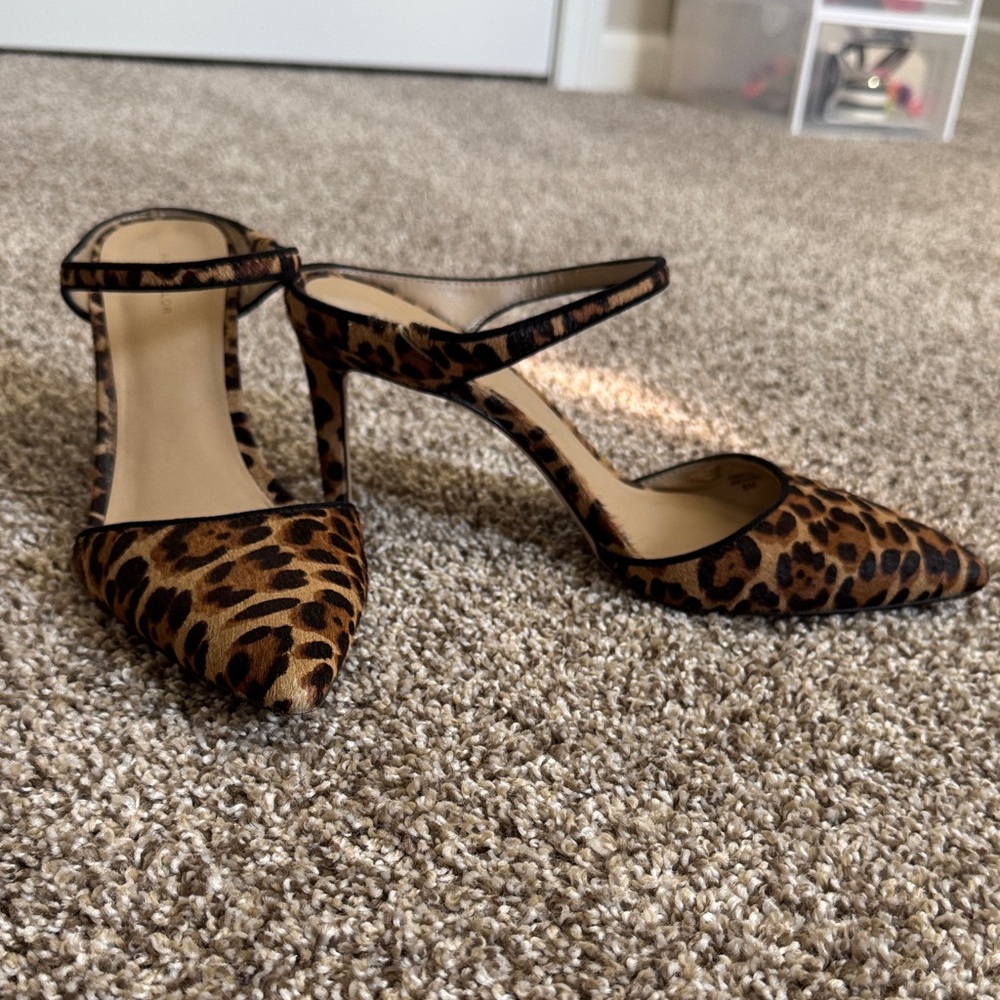 Ann Taylor Leopard Print Heels